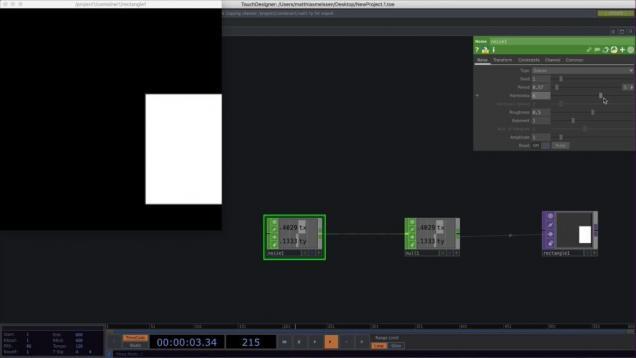3.1 Noise CHOP – Minimalistic Animation in TouchDesigner