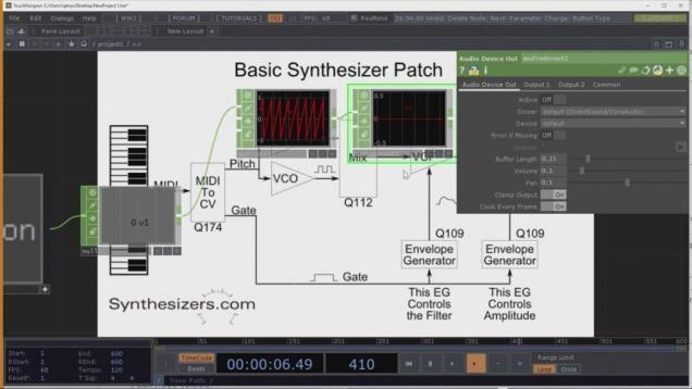 Building an Audio Synthesizer – TouchDesigner 101 Workshop Berlin 14th of December 2018