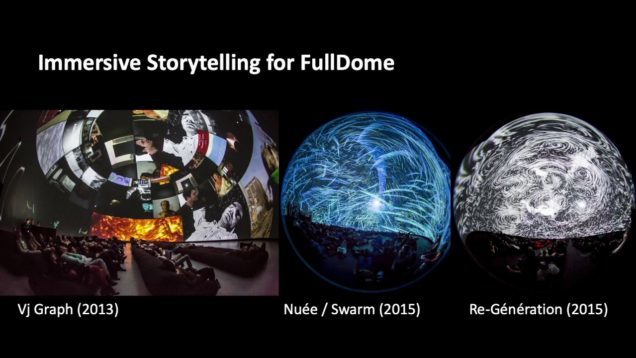Case Studies of FullDome Storytelling Projects – Yan Breuleux and Rémi Lapierre