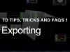 Exporting – TouchDesigner Tips, Tricks and FAQs 1