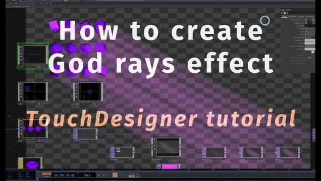 How to create God rays effect in TouchDesigner