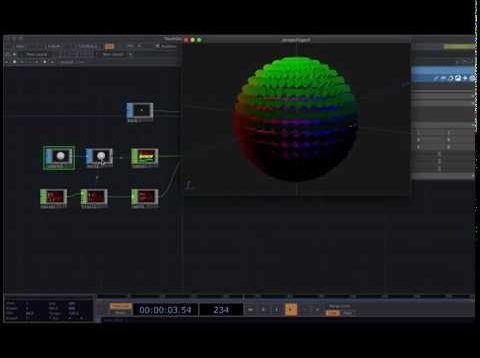 Instancing in TouchDesigner 1/3: Drawing from SOPs, Coloring by Points, Basic Animation