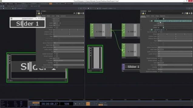 Interface Elements – Horizontal Slider | TouchDesigner