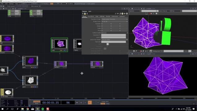 Introduction to Touchdesigner – Stream part 3 – SOP, GEOMETRY and 3D getting started