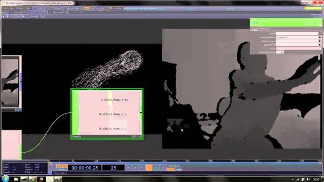 Keeping in Touch 02 – Particle Attractors & Kinect