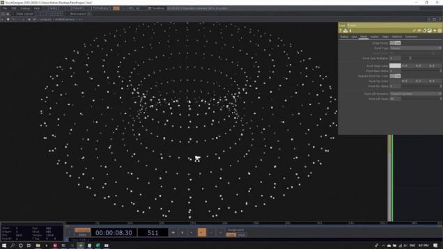 Point Clouds in TouchDesigner099 Part2 – Using a Point Cloud File (Star Database)