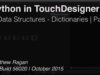 Python in TouchDesigner | Data Structures – Dictionaries Part 2 | TouchDesigner