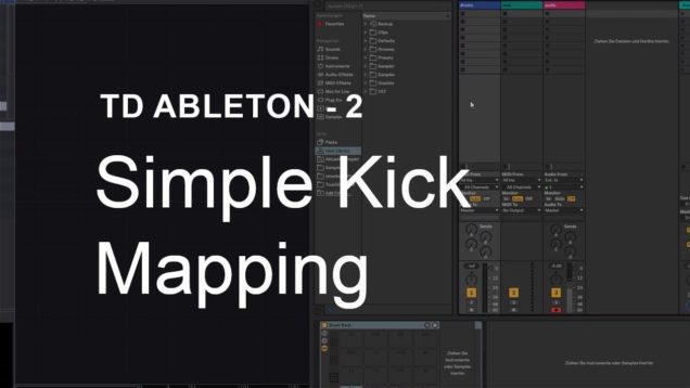 Simple Kick Mapping – TouchDesigner + Ableton Tutorial 2