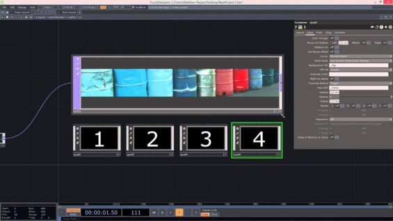 THP 494 & 598 | Large Display Arrangement | TouchDesigner