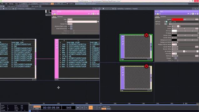 THP 494 & 598 | Using Data – Temperature Part 1 | TouchDesigner