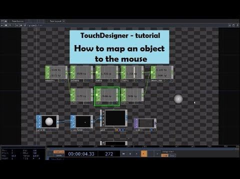 TouchDesigner – How to map an object to the mouse (tutorial)