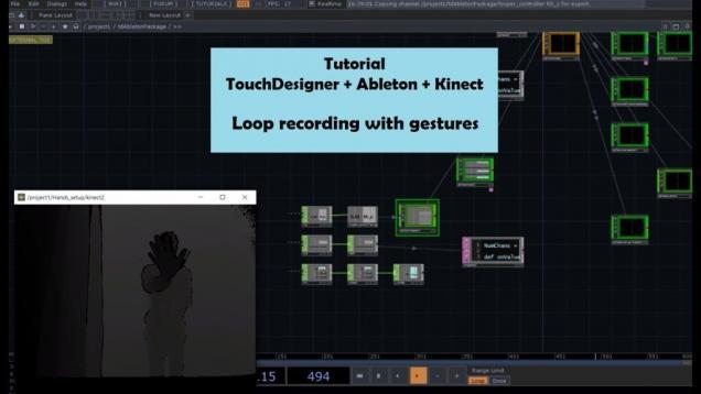 Tutorial – TouchDesigner + Ableton + Kinect – How to play music with gestures Pt. 1