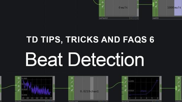 Beat Detection – TouchDesigner Tips, Tricks and FAQs 6