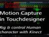 Control a Mixamo robot in Touchdesigner with a Kinect V2