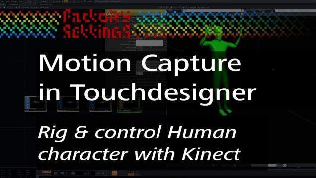 Control a Mixamo robot in Touchdesigner with a Kinect V2