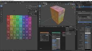 unwrapping texture in Blender 2.8 for use in TouchDesigner
