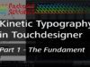 Kinetic Typography: Sentence instancing with Touchdesigner – PART 3 – (2 of 2): Complex shapes