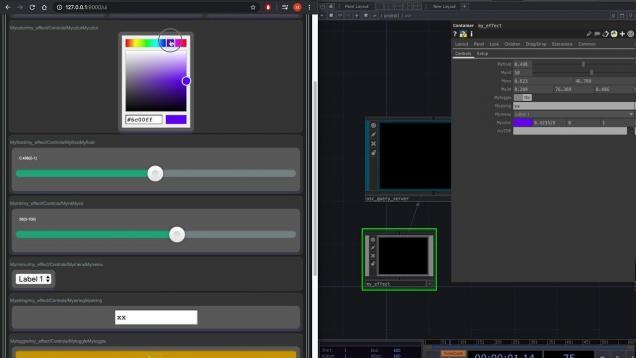 Touchdesigner OSC Query Server Component – Quick demo using included web app
