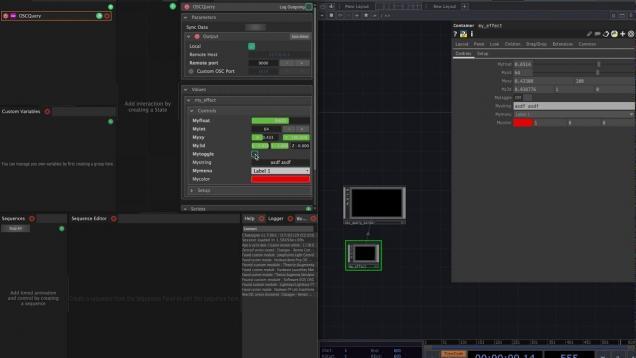 Touchdesigner OSC Query Server Component – Demo using Chataigne as Client