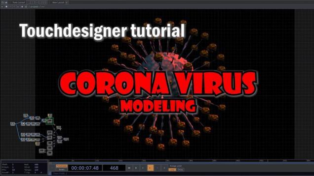 Touchdesigner tutorial -corona virus modeling-