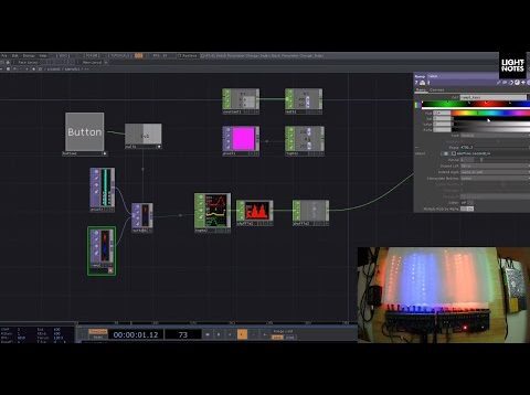Pixelmapping + interfaz 3D / Touchdesigner Tutorial – parte 1