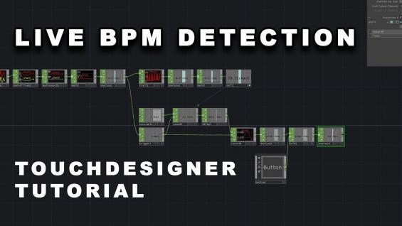 [TouchDesigner – Tutorial] Live BPM Detection (Right Formula: 60/me.inputVal)