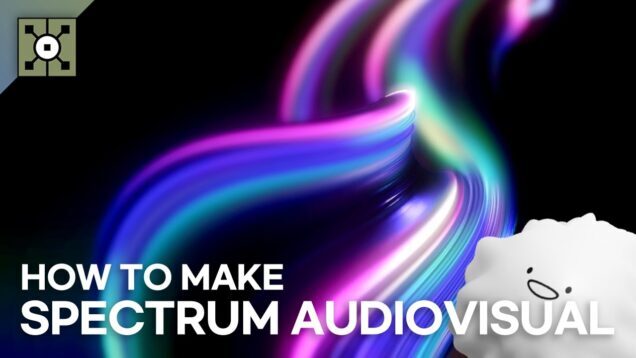 How to make spectrum shape audiovisual using feeback in Touchdesigner (터치디자이너 튜토리얼 자막)