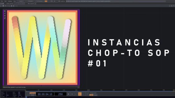 Instancias – Geometría con chops – Touchdesigner | 6/10