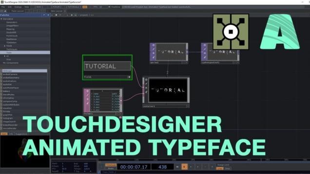 Animated typeface – используем анимированные шрифты в Touchdesigner и Resolume