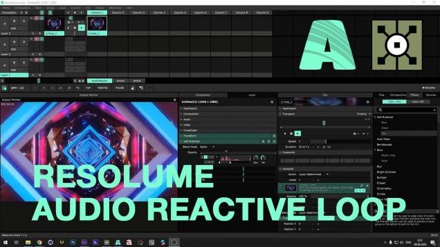 Audio Reactive Timeline – синхронизируем видео с музыкой в Resolume и Touchdesigner