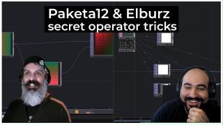 Secret TouchDesigner Operator Tricks With paketa12 & Elburz