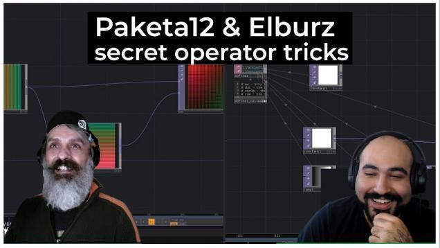 Secret TouchDesigner Operator Tricks With paketa12 & Elburz