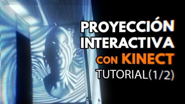 Tutorial  iluminación digital con video proyección interactiva con Kinect y touchdesigner