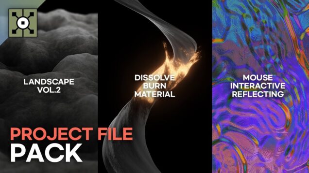 Touchdesigner Project File Pack Vol.1 Free download