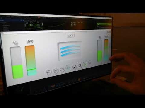 TouchDesignerとLeapMotionでカーエアコン非接触制御プロトタイプ　interprograph