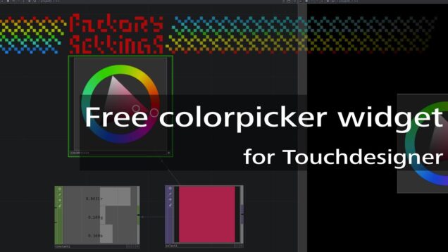 Colorpicker widget for Touchdesigner: Free download