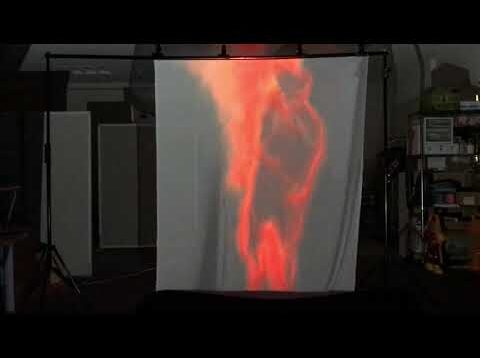 【Azure Kinect】Fire Dancer Test1【TouchDesigner】