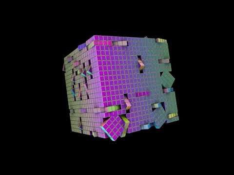 recursive Rubik with Touchdesigner