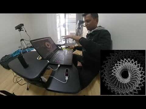 TouchDesigner and Leap Motion Camera Art and Insta360 Camera