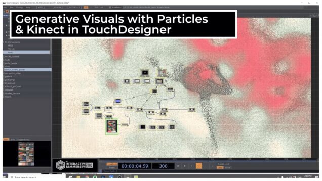 Generative Visuals with Particles & Kinect in TouchDesigner