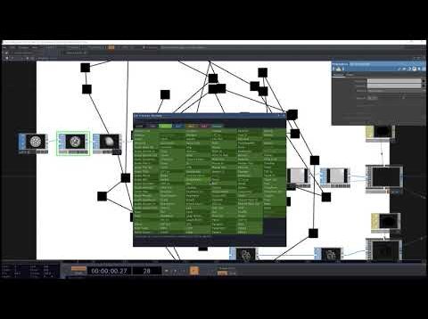 Production process –  TouchDesigner Simple motion for study group