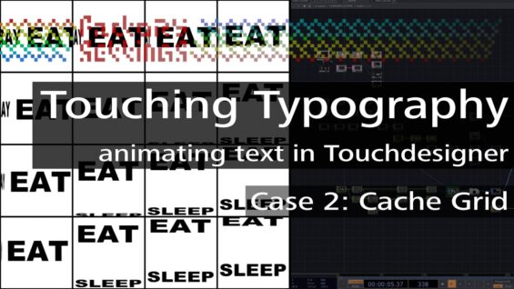 Touching Typography – Case 2: Cache Grid