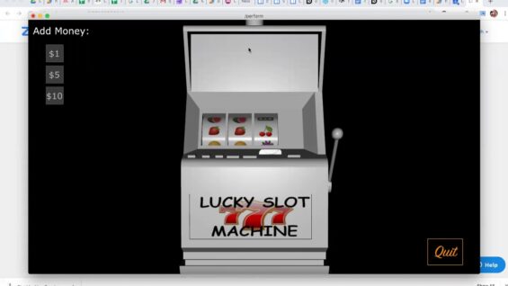 Week 10 Zoom Meeting – Slot Finish!