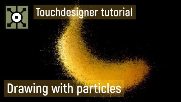 Drawing with particles (Touchdesigner tutorial)