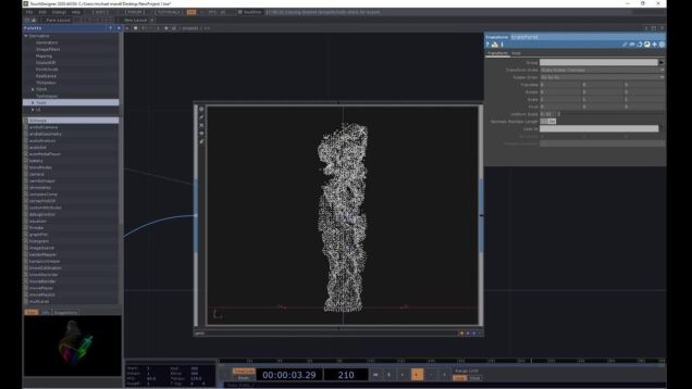 Animated point clouds import Touchdesigner