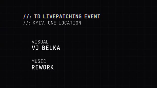 TD Livepatching Event | VjBelka