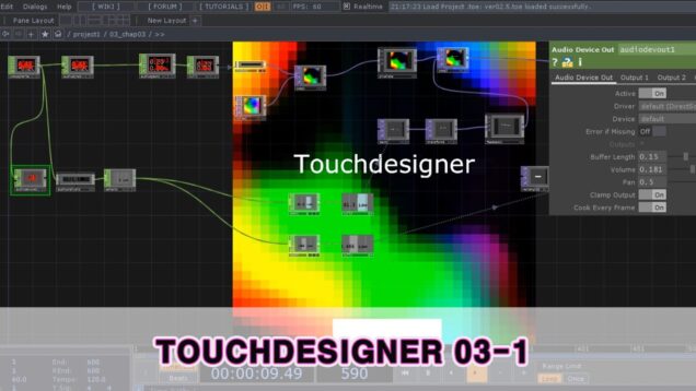 터치디자이너_Touchdesigner 활용하기 3-1