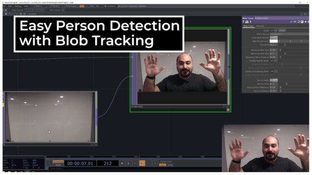 Easy Person Detection with Blob Tracking – TouchDesigner Tutorial