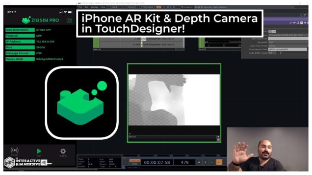 iPhone AR Kit & Depth Camera in TouchDesigner Tutorial
