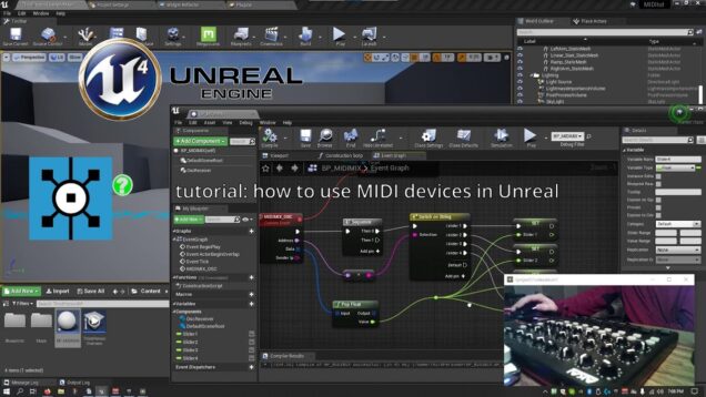 Tutorial: How to use MIDI devices in Unreal Engine with TouchDesigner